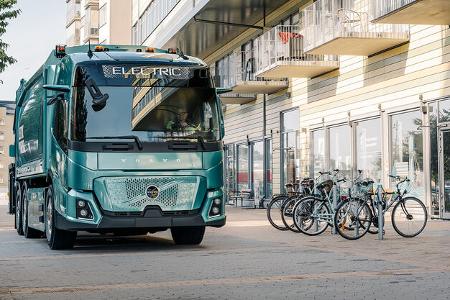 Volvo FM Low Entry Elektro Lkw Lastwagen Volvo FM Low Entry Elektro Lkw Lastwagen