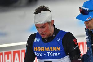 Kühn nach Blut-Sturz wohlauf: Nur "ein bisschen Kopfweh"