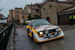 Walter Röhrl Audi Quattro S1 E2 (1986) Histo Monte (2024) Ortsdurchfahrt