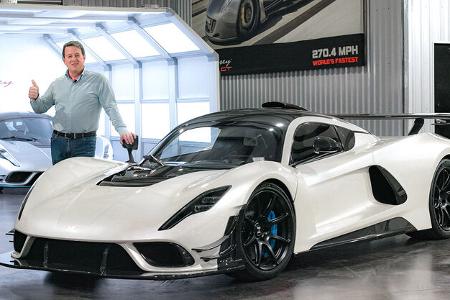 Hennessey Venom F5 V8-Hypercar mit John Hennessey