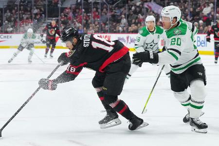NHL: Stützle mit Assist - auch Seider und Grubauer siegen NHL: Stützle mit Assist - auch Seider und Grubauer siegen