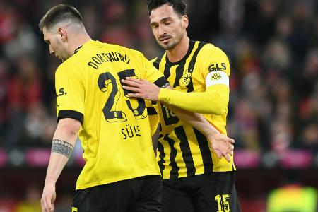 Süle-Ausfall gegen Hoffenheim - Hummels auf der Bank Süle-Ausfall gegen Hoffenheim - Hummels auf der Bank