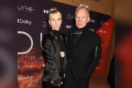 Ganz in Schwarz: Sting besucht mit seiner Tochter Ganz in Schwarz: Sting besucht mit seiner Tochter