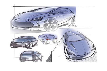 MG3 Teaser Designskizzen
