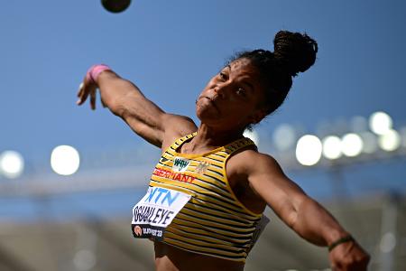 Kugelstoßerin Ogunleye holt überraschend WM-Silber Kugelstoßerin Ogunleye holt überraschend WM-Silber