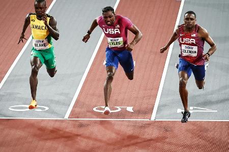 Lyles bezwungen: Sprinter Coleman holt WM-Gold Lyles bezwungen: Sprinter Coleman holt WM-Gold