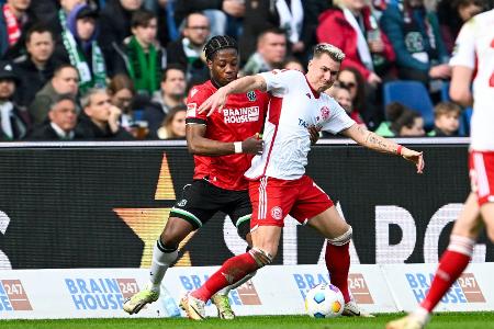 Hannover und Fortuna remis - FCK-Sieg im Kellerduell Hannover und Fortuna remis - FCK-Sieg im Kellerduell