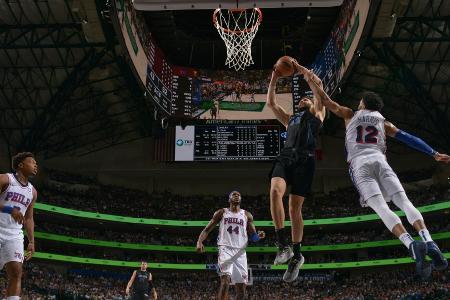 NBA: Kleber und Mavericks verlieren gegen 76ers NBA: Kleber und Mavericks verlieren gegen 76ers