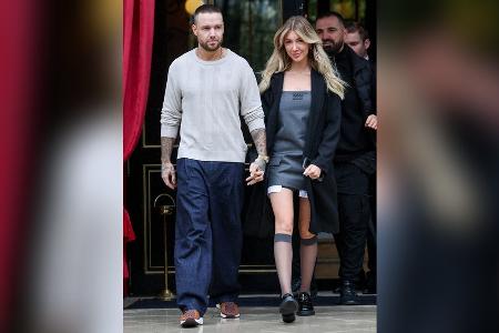 Liam Payne turtelt mit seiner Freundin Kate Cassidy in Paris Liam Payne turtelt mit seiner Freundin Kate Cassidy in Paris