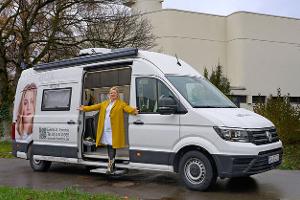 Das rollende Friseurmobil von Peggy Haase