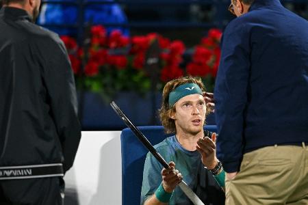 Nach Disqualifikation: Rublew behält Preisgeld und Punkte Nach Disqualifikation: Rublew behält Preisgeld und Punkte