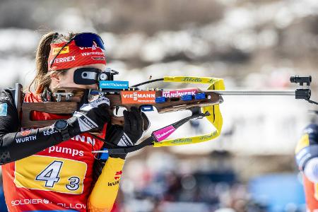Biathletinnen in Verfolgung abgeschlagen Biathletinnen in Verfolgung abgeschlagen