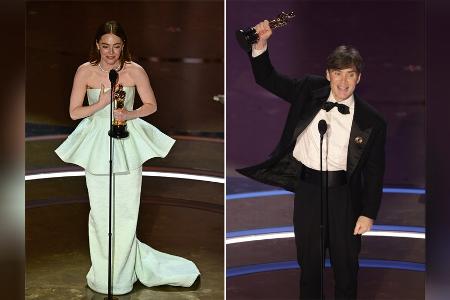 Oscars: Emma Stone schlägt Sandra Hüller, Cillian Murphy triumphiert Oscars: Emma Stone schlägt Sandra Hüller, Cillian Murphy triumphiert