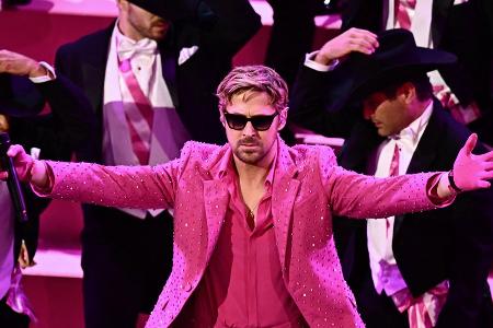 Ryan Gosling: Das pinke Super-Highlight der Oscars Ryan Gosling: Das pinke Super-Highlight der Oscars