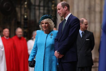 Camilla und Prinz William: Gut gelaunt beim Commonwealth Day Camilla und Prinz William: Gut gelaunt beim Commonwealth Day
