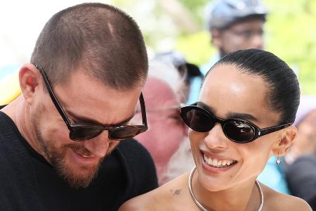 Seltener Anblick: Channing Tatum und Zoë Kravitz mitten in Hollywood Seltener Anblick: Channing Tatum und Zoë Kravitz mitten in Hollywood