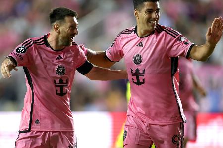 Messi und Suarez führen Miami ins Viertelfinale Messi und Suarez führen Miami ins Viertelfinale