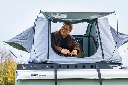 Beratung Dachzelt Aussteller und Fenster