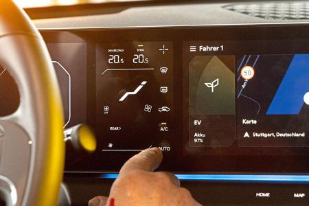 KIA EV9, Infotainmentsystem + Hand