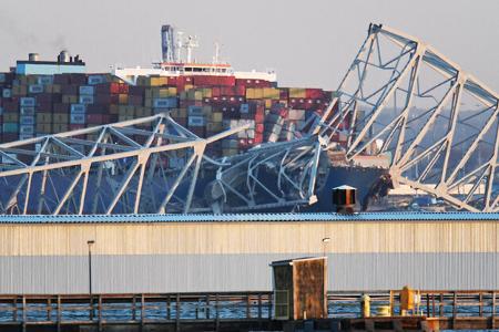 Francis Scott Key Bridge in Baltimore Einsturz