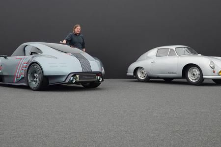 Studie Porsche Vision 357 und Porsche 356