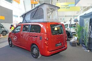 Außenaufnahme, Messe, Aufstelldach, Campervan