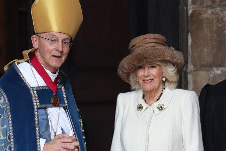 Königin Camilla vertritt Charles beim Gründonnerstags-Gottesdienst Königin Camilla vertritt Charles beim Gründonnerstags-Gottesdienst