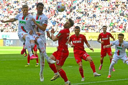 Köln verpasst den Sieg, Augsburg einen Rekord Köln verpasst den Sieg, Augsburg einen Rekord
