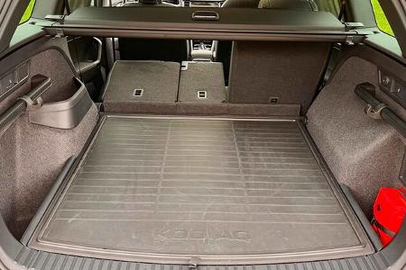 Skoda Kodiaq im Zugwagentest Kofferraum