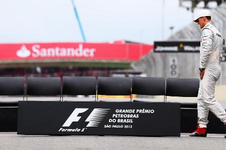 25. November 2012 - Michael Schumacher bestreitet sein letztes F1-Rennen