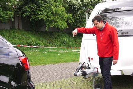 Wohnwagen ankuppeln