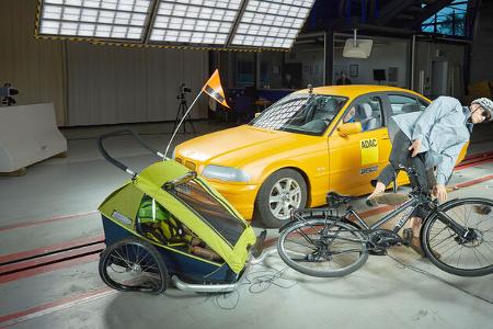 ADAC-Crashtest Fahrrad