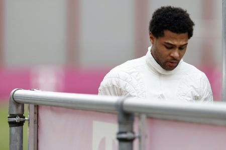 FC Bayern: Gnabry wieder im Lauftraining FC Bayern: Gnabry wieder im Lauftraining