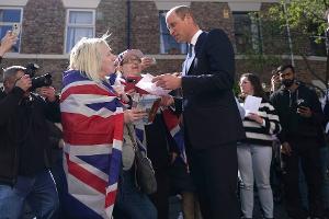 Prinz William bei Termin in Newcastle: Prinzessin Kate geht es "gut"