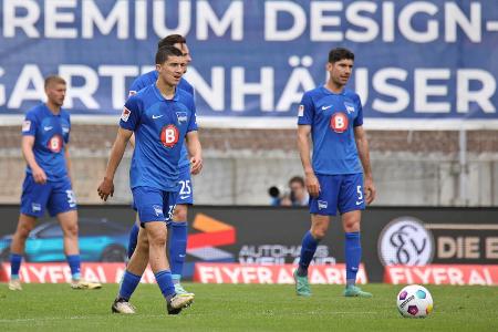 Wilder Schlagabtausch: Hertha verliert im Saarland Wilder Schlagabtausch: Hertha verliert im Saarland