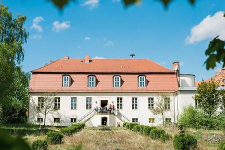 Außenaufnahme des Herrenhauses von Coconat. Darin befinden sich die Coworking-Spaces.
