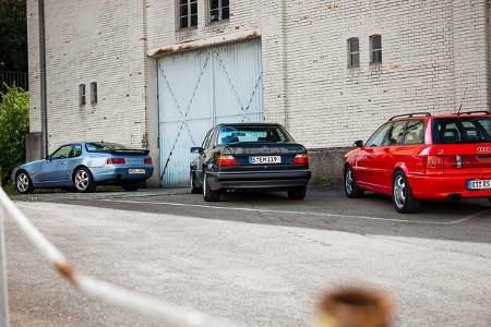 Audi RS2 Avant, Mercedes 500E, Porsche 968 Coupé