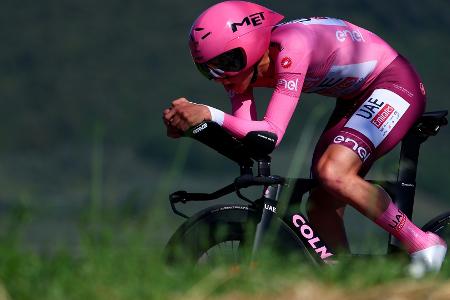 Giro: Pogacar gewinnt Zeitfahren Giro: Pogacar gewinnt Zeitfahren