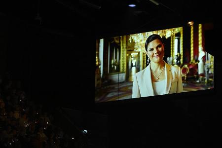 Schwedens Kronprinzessin Victoria eröffnet ESC 2024 in Malmö Schwedens Kronprinzessin Victoria eröffnet ESC 2024 in Malmö