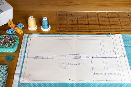 DIY Bestecktasche f