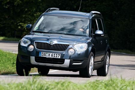 Skoda Yeti, Frontansicht