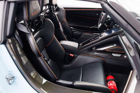 Porsche 918 Weissach Gulf-Lackierung (2015) Exterieur