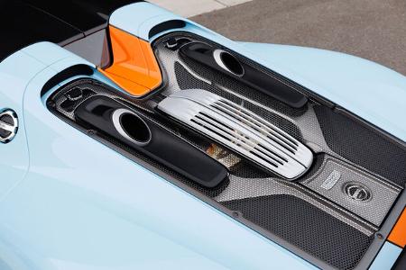 Porsche 918 Weissach Gulf-Lackierung (2015) Exterieur