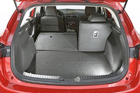 Mazda 3 Skyaktiv-G 100, Kofferraum