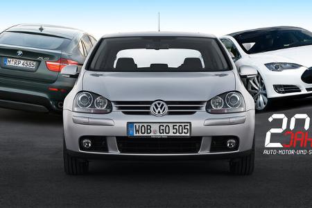 Die 20 wichtigsten Auto-Neuheiten der letzten 20 Jahre Aufmacher Collage mit Schriftzug Die 20 wichtigsten Auto-Neuheiten der letzten 20 Jahre Aufmacher Collage mit Schriftzug