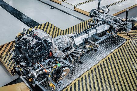 Bentley V8-PHEV-Antriebsstrang, V8-Motor