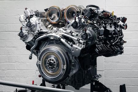 Bentley V8-PHEV-Antriebsstrang, V8-Motor
