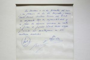 Auf Serviette: Legendärer Messi-Vertrag verkauft