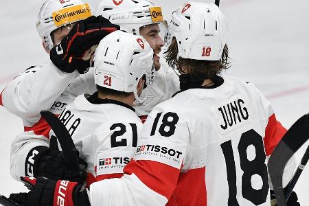 Eishockey-WM: Schweden und Schweiz weiter ungeschlagen Eishockey-WM: Schweden und Schweiz weiter ungeschlagen