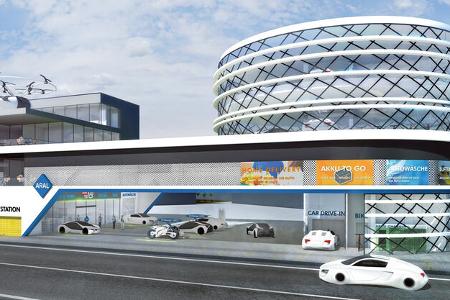 Tankstelle der Zukunft